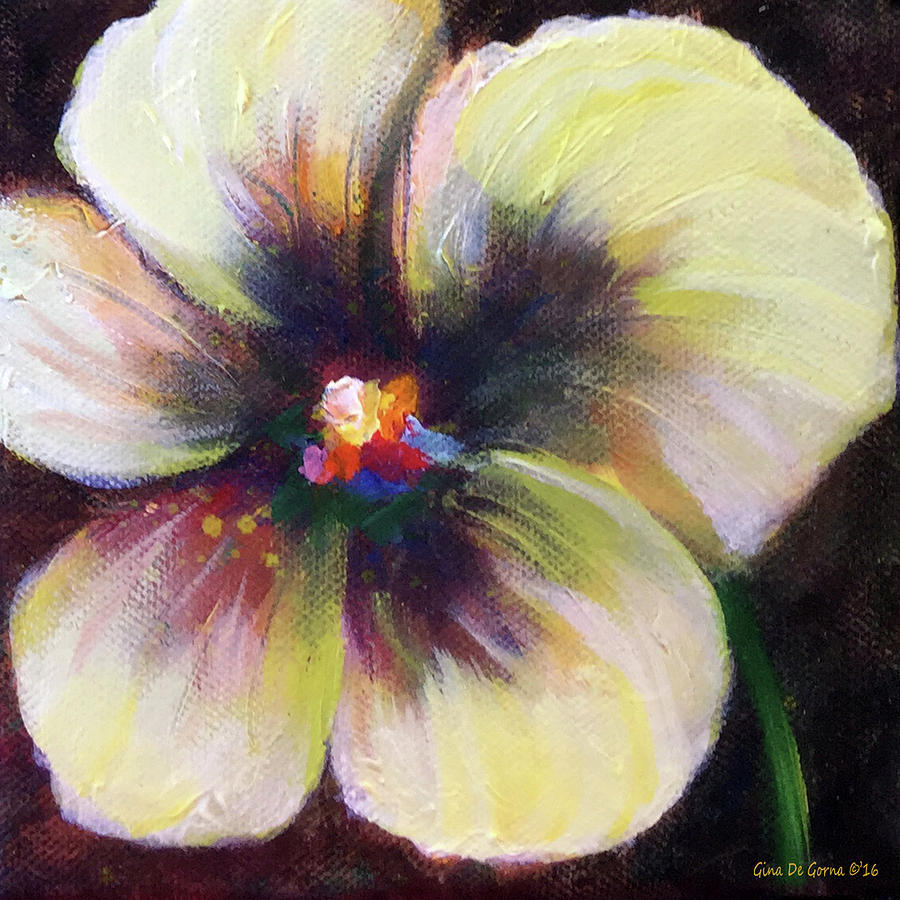 Flower #3 Painting by Gina De Gorna