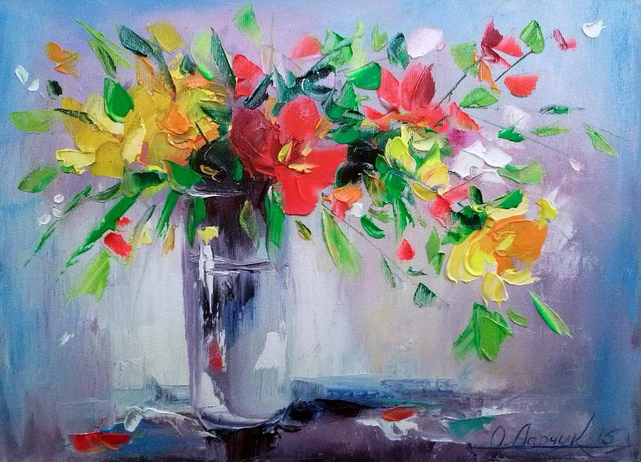 Flowers Painting by Olha Darchuk - Fine Art America