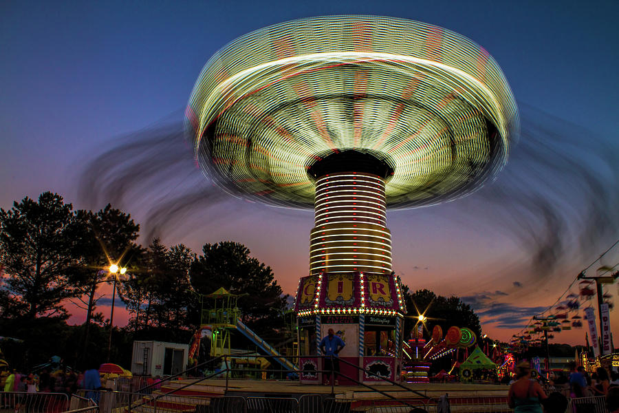 Flying Circus Ride Photograph
