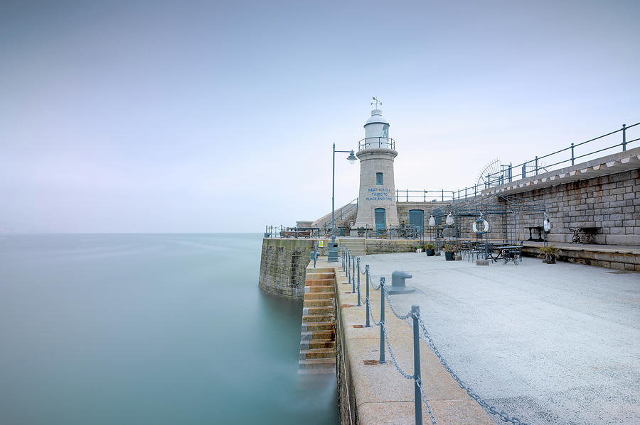 Lighthouse Photograph - Folkestone Lighthouse #3 by Ian Hufton