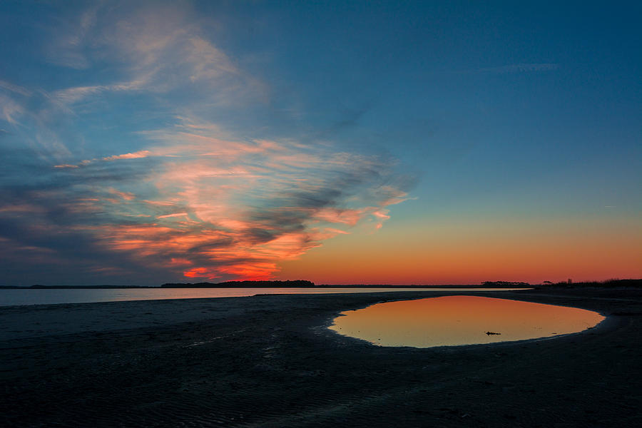 Sunset Photograph - Folly Beach #6 by RC Pics