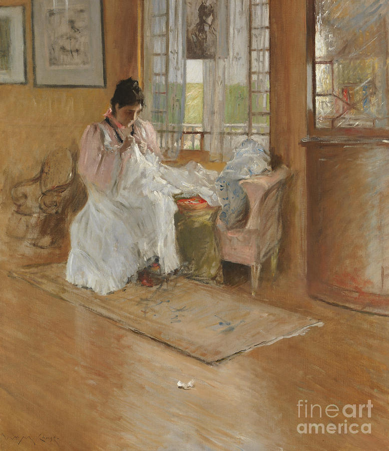 For the Little One Painting by William Merritt Chase