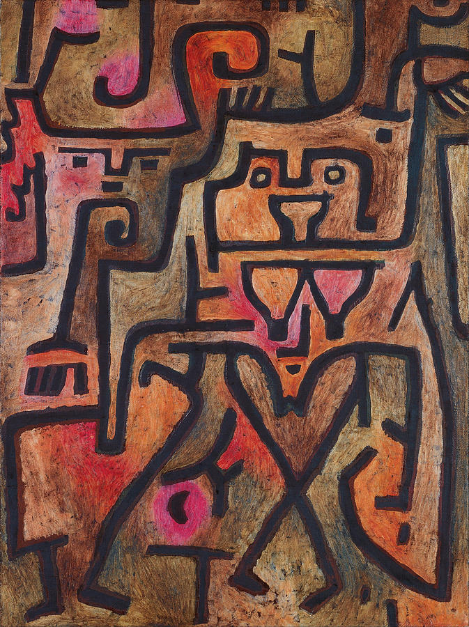 Forest Witches #3 Painting by Paul Klee