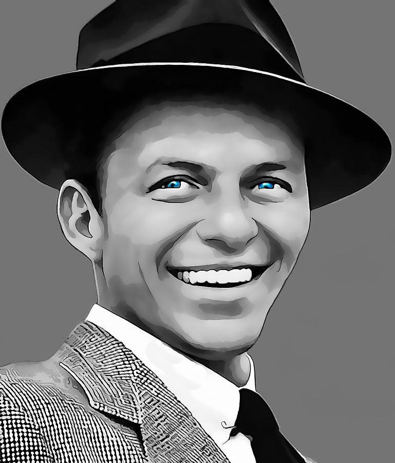 Frank Sinatra Mixed Media - Frank Sinatra #3 by Marvin Blaine