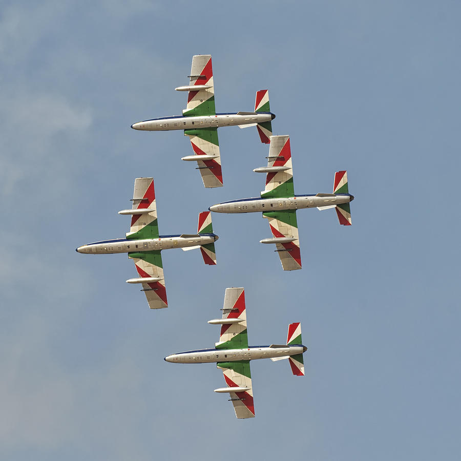 Frecce Tricolori at Dubai Air Show, UAE #9 Photograph by Ivan Batinic