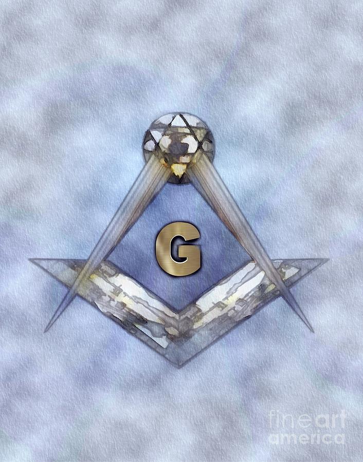 Freemason, Mason, Masonic, Lodge, Symbol #3 Painting by Esoterica Art Agency