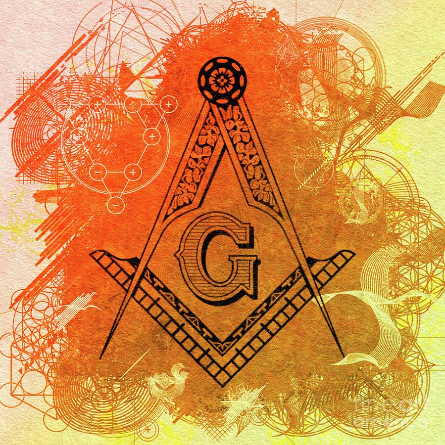 Freemason, Mason, Masonic Symbolism Painting by Esoterica Art Agency ...