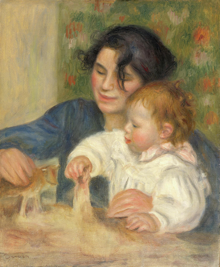 Gabrielle and Jean #3 Painting by Pierre-Auguste Renoir
