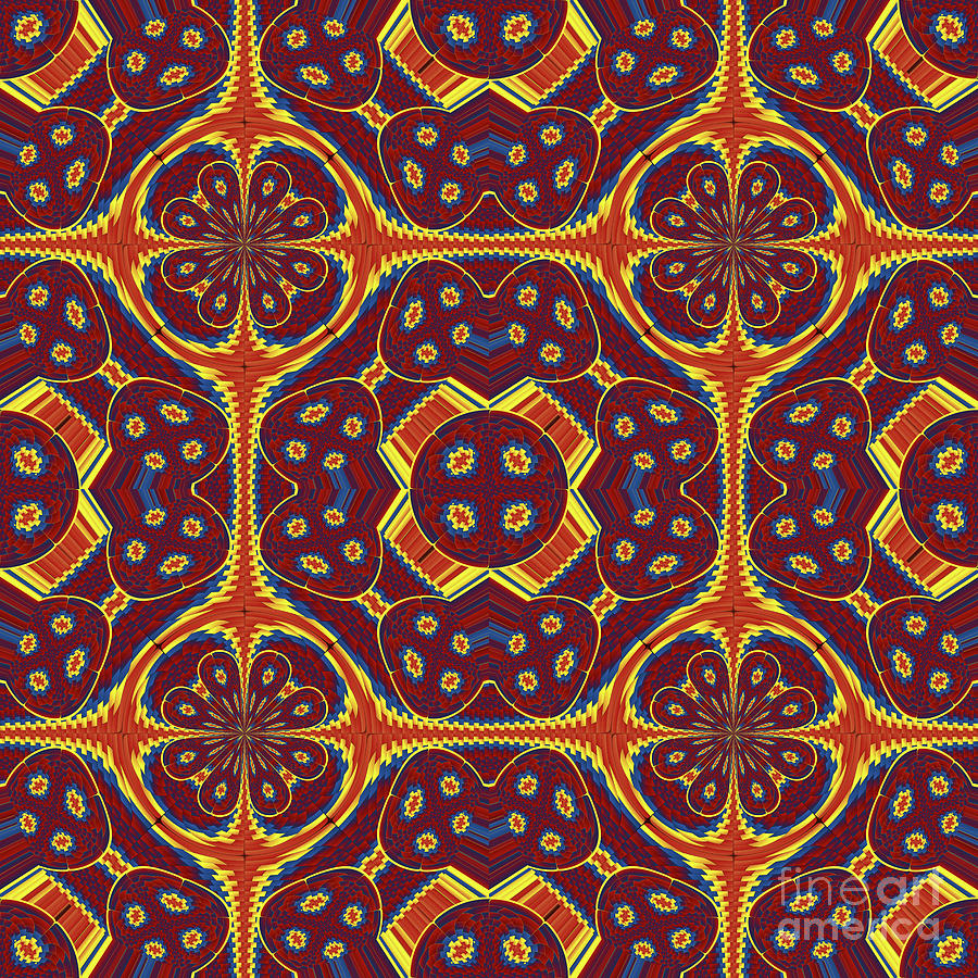 Geometric pattern #3 Digital Art by Gaspar Avila