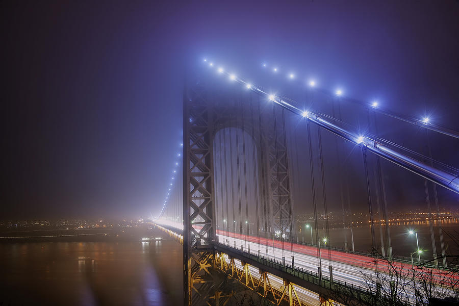 George Washington Bridge Photograph by Bob Cuthbert - Fine Art America