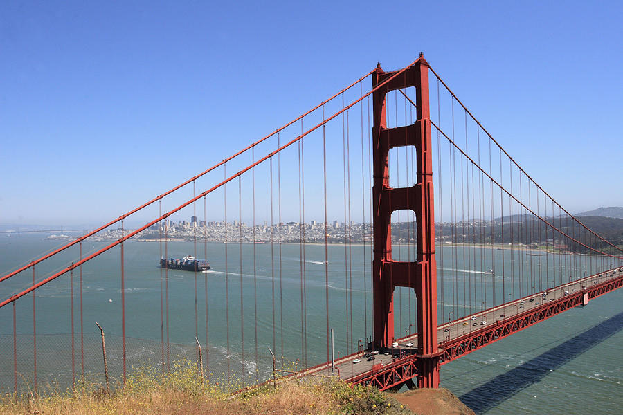Golden Gate Bridge #3 Photograph by Lou Ford
