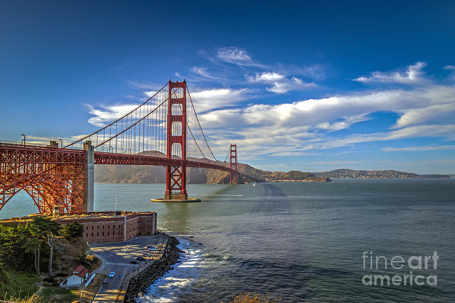 Golden Gate Suspension Bridge #3 Photograph by David Zanzinger