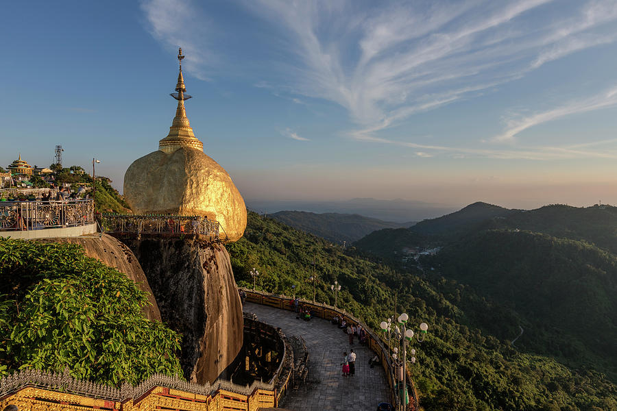 Golden Rock - Myanmar #3 Photograph by Joana Kruse