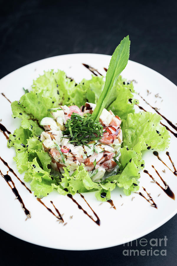 Gourmet Prawn Cocktail Salad With Apple Celery And Spicy Yoghurt 3