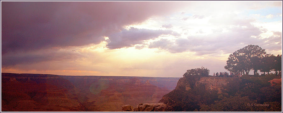 Grand Canyon Sunset #3 Photograph by A Macarthur Gurmankin