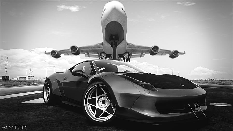 Transportation Digital Art - Grand Theft Auto V #3 by Super Lovely