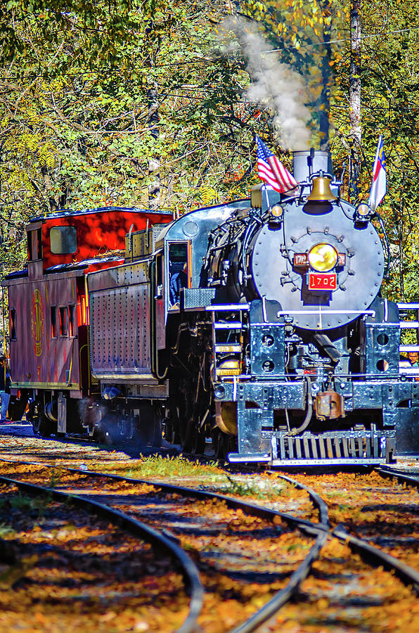 Great Smoky Mountains Rail Road Train Ride #3 Photograph by Alex Grichenko
