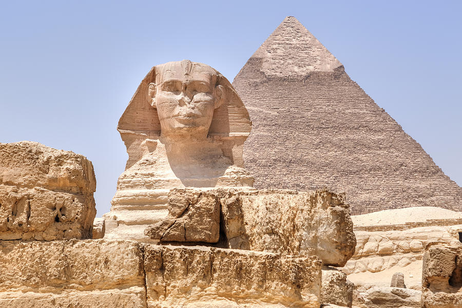 Camel Photograph - Great Sphinx of Giza - Egypt #3 by Joana Kruse