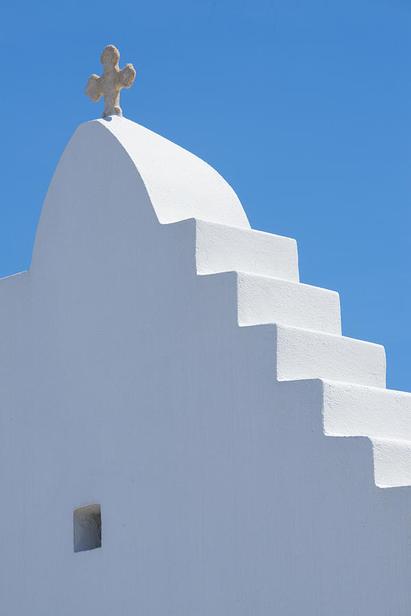 Greek Photograph - Greek Church #3 by Christian Heeb