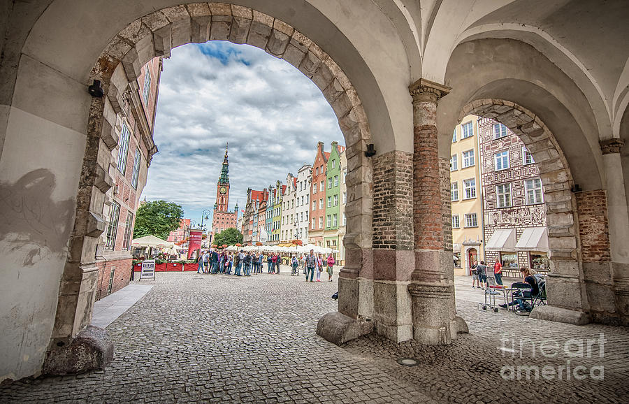 Green Gate, Long Market Street, Gdansk, Poland #3 Photograph by Mariusz Talarek