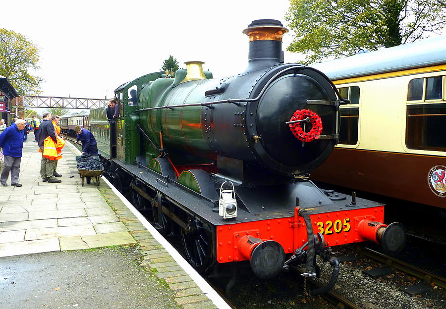 GWR 0-6-0 No 3205 Steam Engine  #3 Photograph by Gordon James