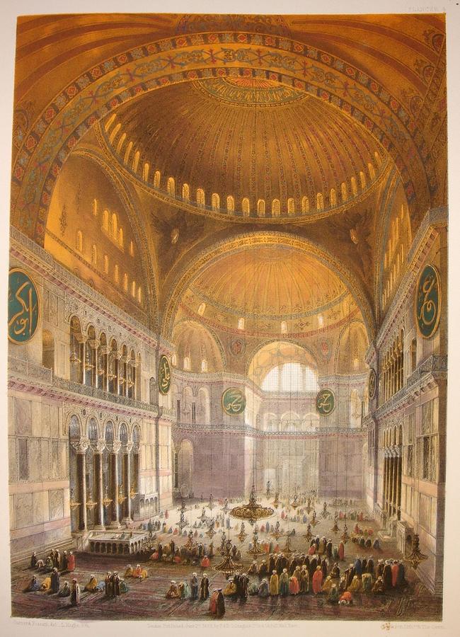 Hagia Sophia in Constantinople Painting by Eastern Accents | Fine Art ...