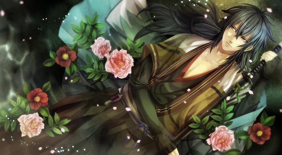 Flower Digital Art - Hakuouki Shinsengumi Kitan #3 by Maye Loeser