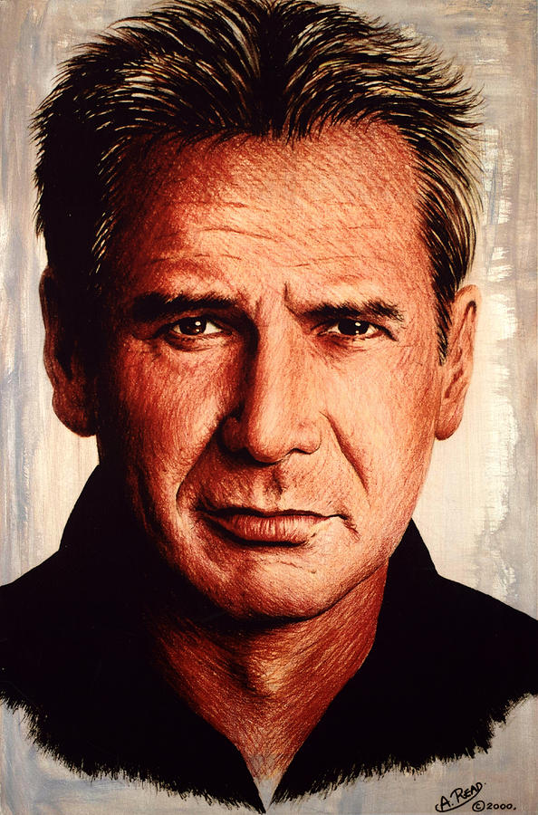 Harrison Ford  #3 Painting by Andrew Read