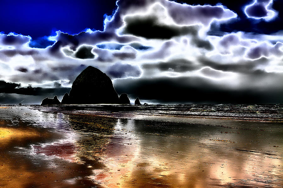 Landscape Photograph - Haystack Rock on Cannon Beach #3 by David Patterson