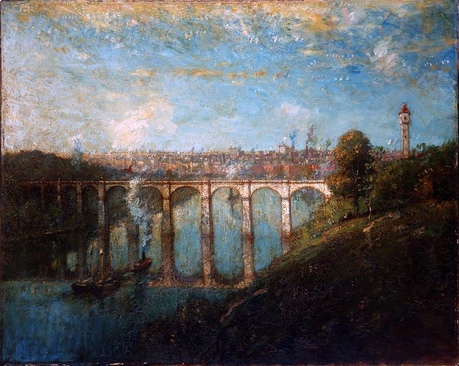 High Bridge New York #3 Painting by Henry Ward Ranger