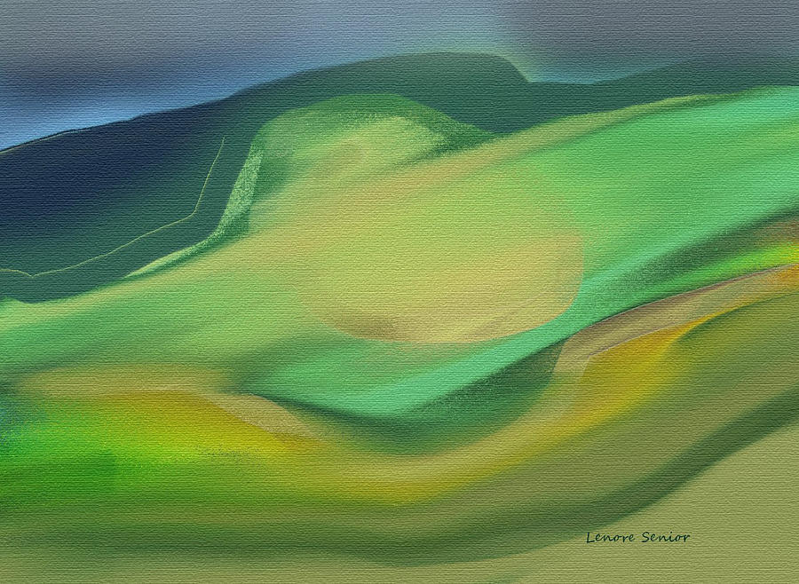 Hills #3 Painting by Lenore Senior