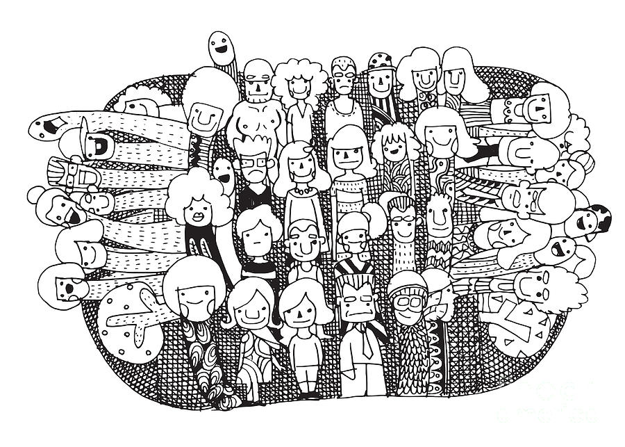 doodles of people