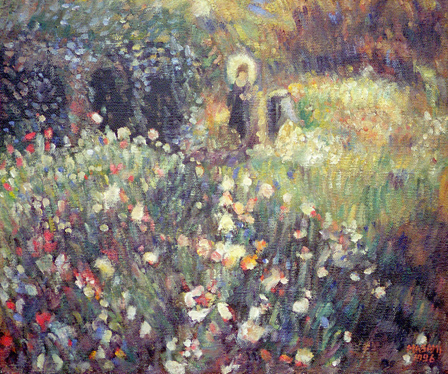 homage to Renoir #3 Painting by Masami Iida