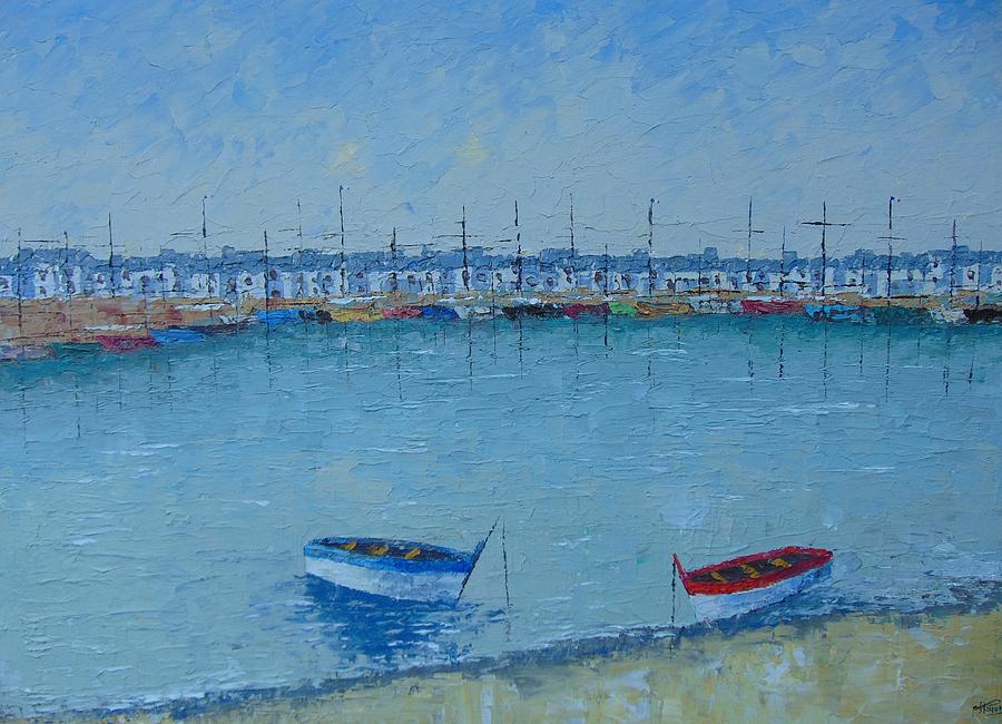 Honfleur Normandy #3 Painting by Frederic Payet