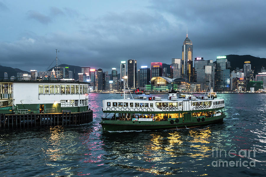 Hong Kong star ferry #3 Photograph by Didier Marti