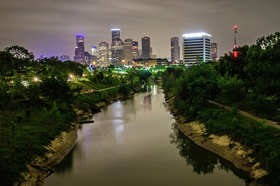 Houston Texas Skyline And Downtown #3 Photograph by Alex Grichenko