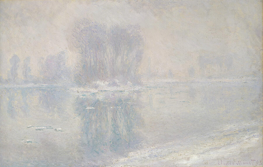 Ice Floes, from 1893 Painting by Claude Monet