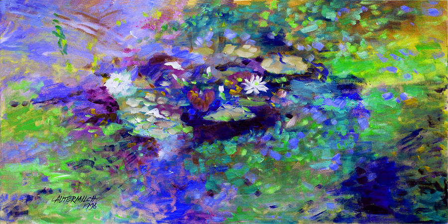 In Memory of Monet #3 Painting by John Lautermilch