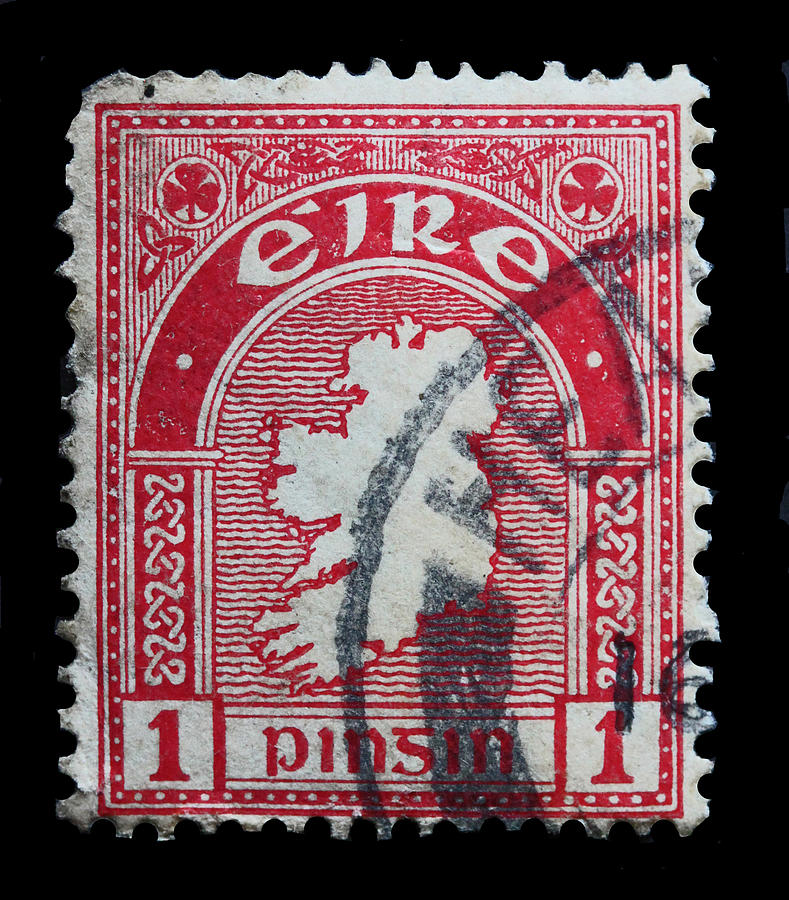 Irish Postage Stamp Photograph by James Hill Fine Art America