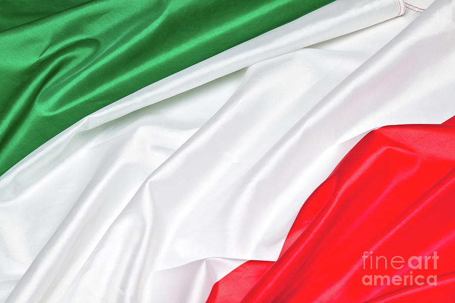 Italian Flag Background #3 Photograph by Gualtiero Boffi