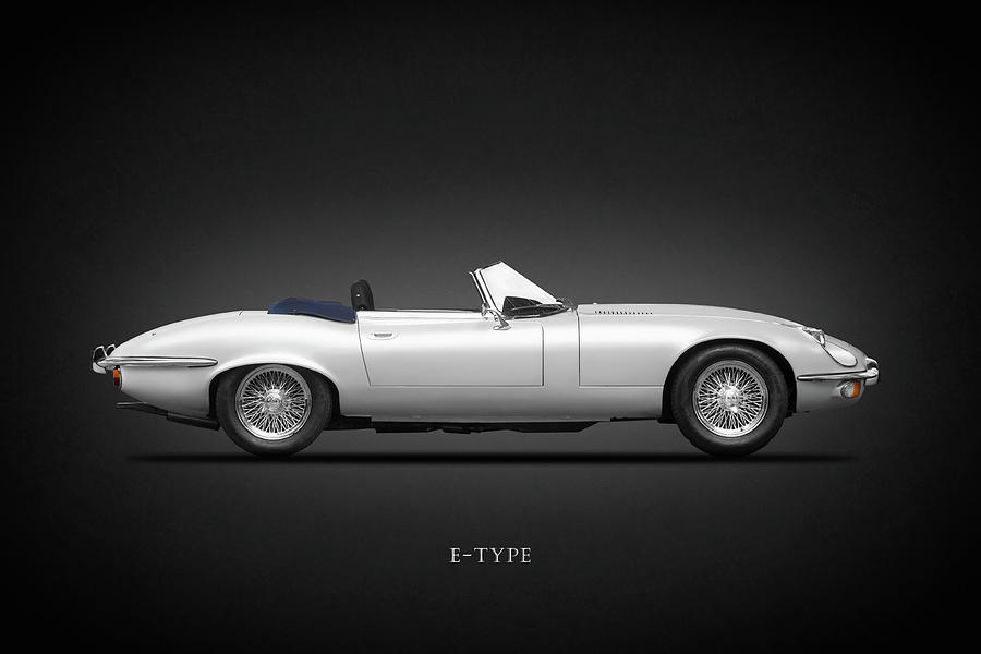 Car Photograph - Jaguar E Type by Mark Rogan