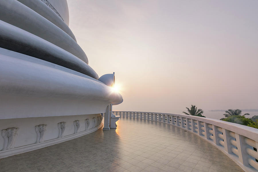 Japanese Peace Pagoda - Sri Lanka #3 Photograph by Joana Kruse