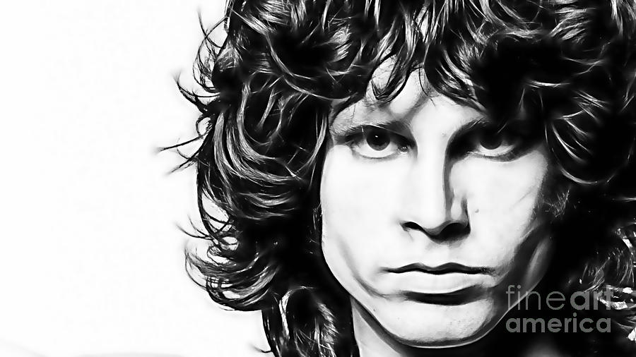 Jim Morrison Collection Mixed Media by Marvin Blaine - Fine Art America