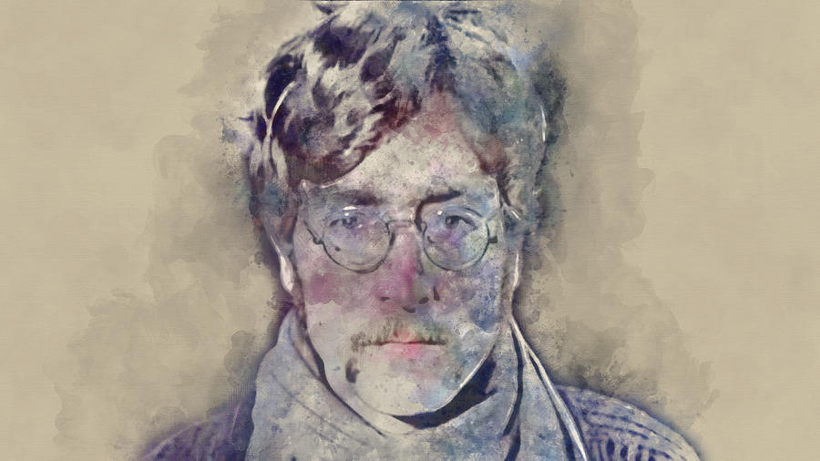 John Lennon #13 Mixed Media by Marvin Blaine