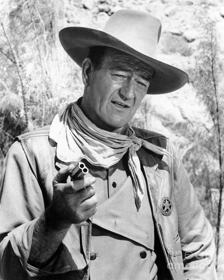 John Wayne Photograph by Granger