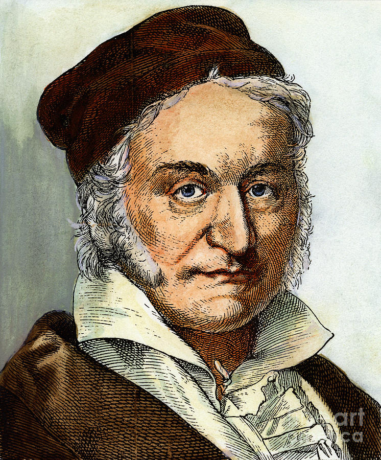 Karl Friedrich Gauss #3 Drawing by Granger