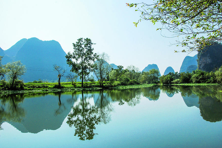 Karst rural scenery #3 Photograph by Carl Ning
