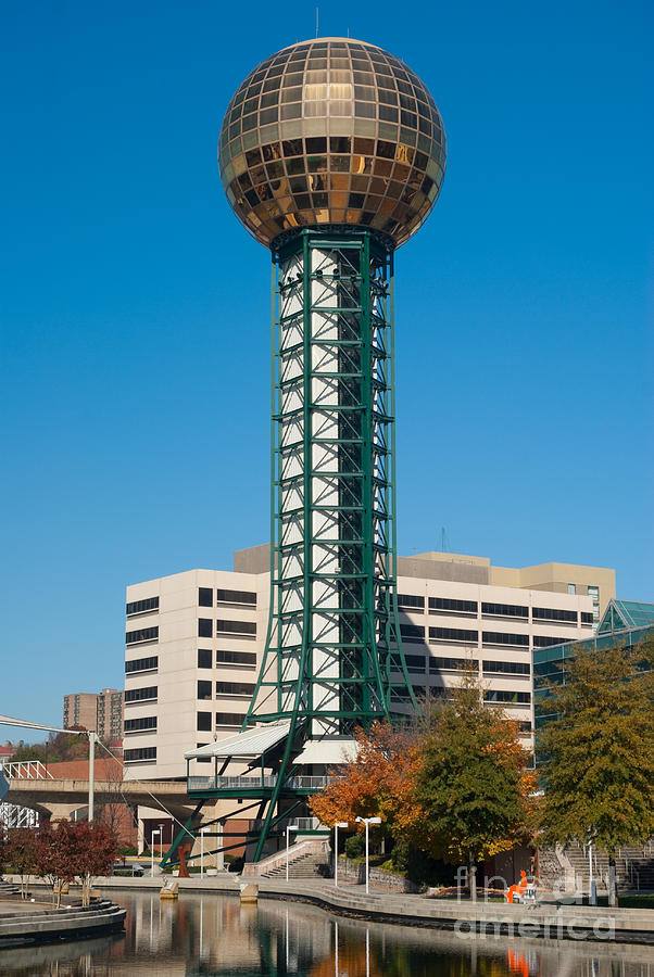 Knoxville - Tennessee skyline with the Sunsphere Photograph by Anthony ...