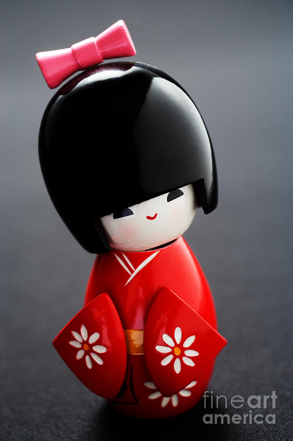 Kokeshi doll #3 Photograph by Larry Dale Gordon - Printscapes