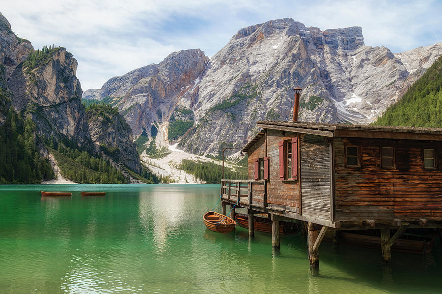 Mountain Photograph - Lago di Braies - Italy #3 by Joana Kruse